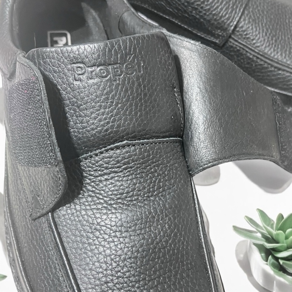 Propet Men's Black Leather Loafers☑️ - Picture 7 of 12
